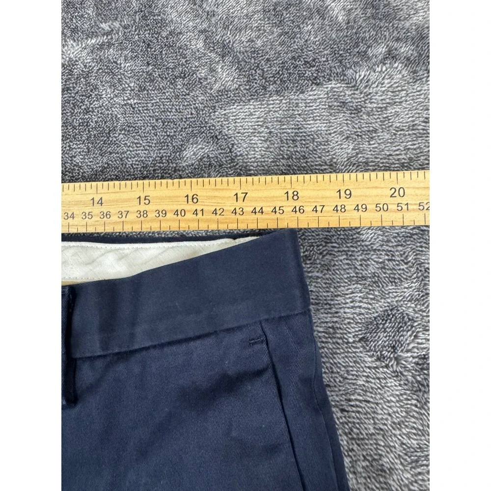 Banana Republic Chino Mens 36x30 Navy Fulton Tailoring+ Rapid Movement Stretch